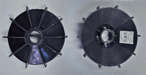 Ventiladores en plastico